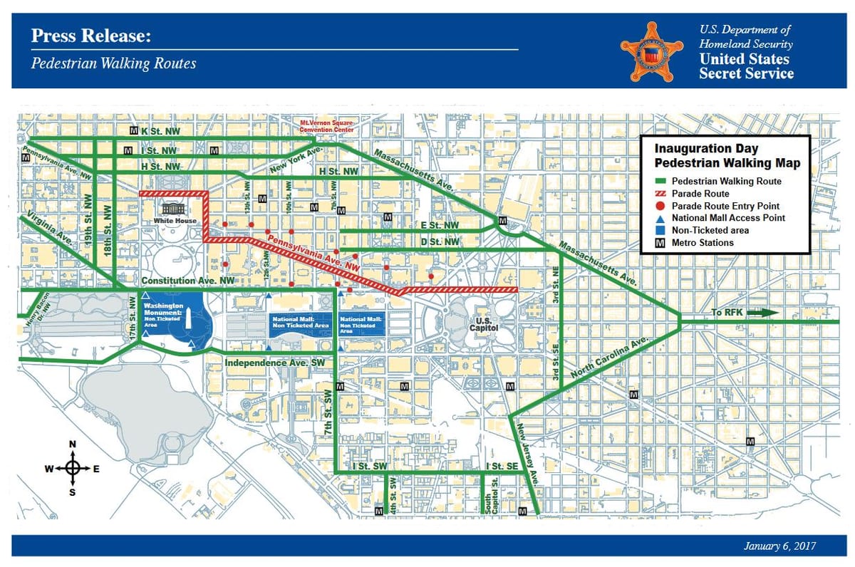 মানচিত্র, ডিসি রোড প্রযোজ্য